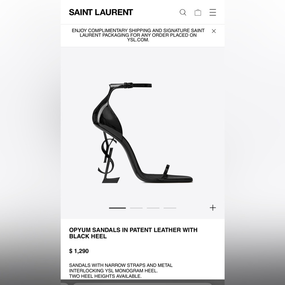 OPYUM SANDALS IN PATENT LEATHER WITH BLACK HEEL